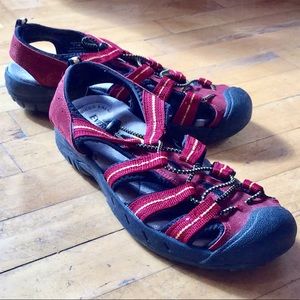 Everest Women’s Tahoe Red Hiking Sport Sandals